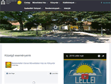 Tablet Screenshot of lelleikulturpark.hu